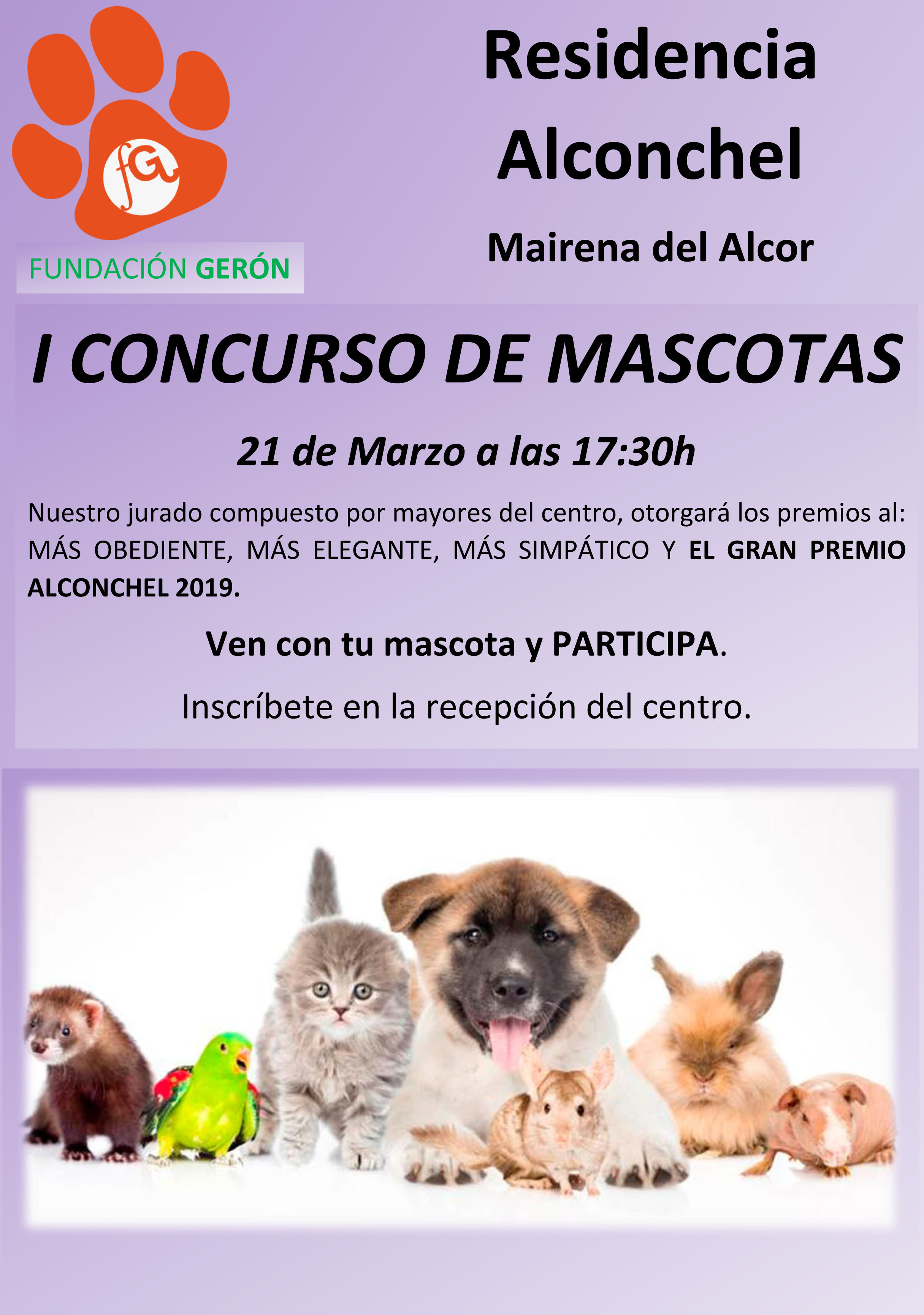 Cartel I Concurso de Mascotas 2019