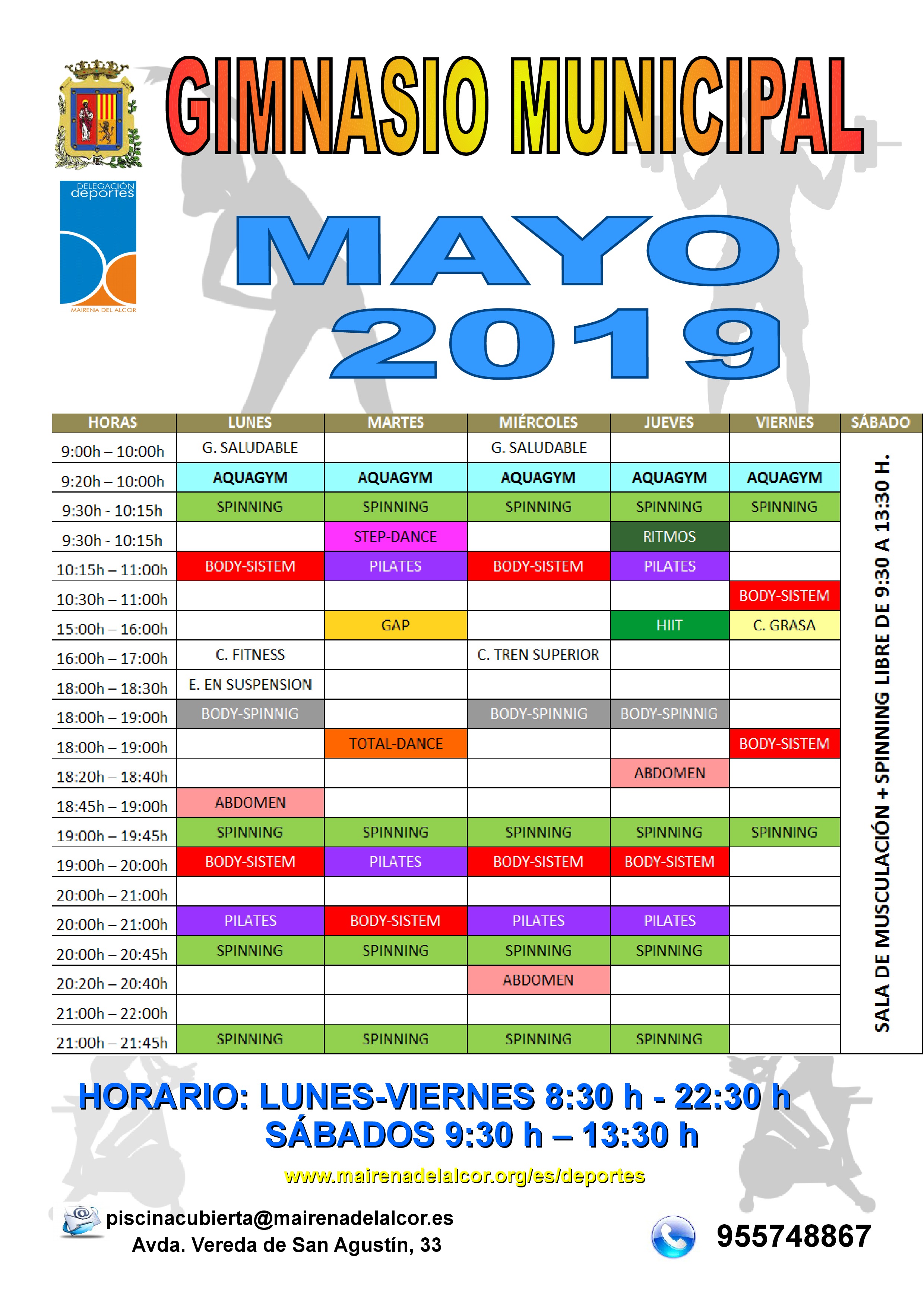 Mayo 2019 gym municipal