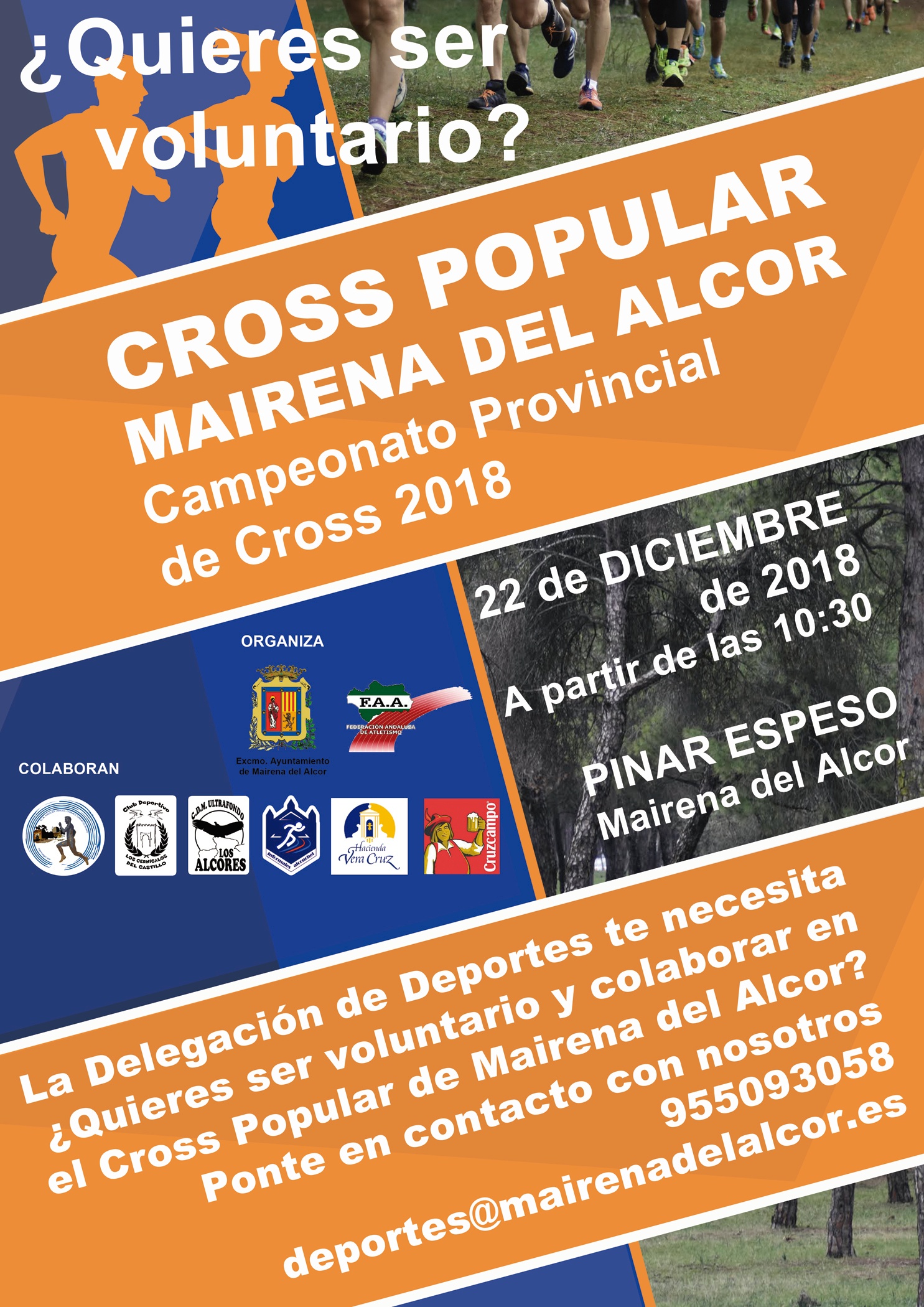 WEB Cartel voluntarios Cross Popular Mairena